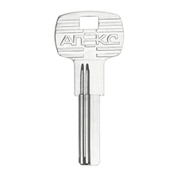 Заготовка вертикального ключа АПЕКС APECS AP-1D 27,4*8,5*2,2 мм под бронь