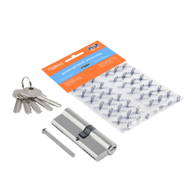 Цилиндр STD Al Л асимметричный хром л-90 (50-40) Цилиндр STD Al Л асимметричный хром л-90 (50-40)