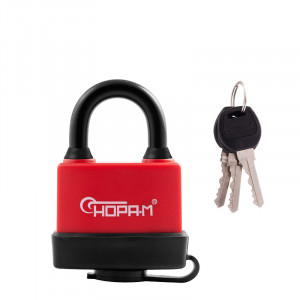 Замок навесной всепогодный ЗНВ-700 красный 58 мм