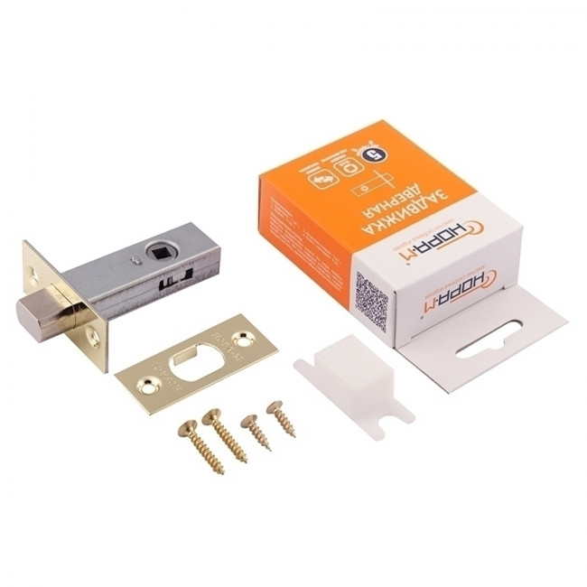 Задвижка дверная З-45 золото