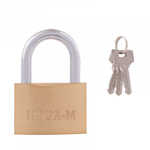 Замок навесной ЗН-207 латунь 70 мм