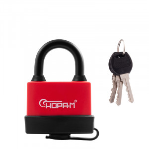 Замок навесной всепогодный ЗНВ-700 красный 72 мм