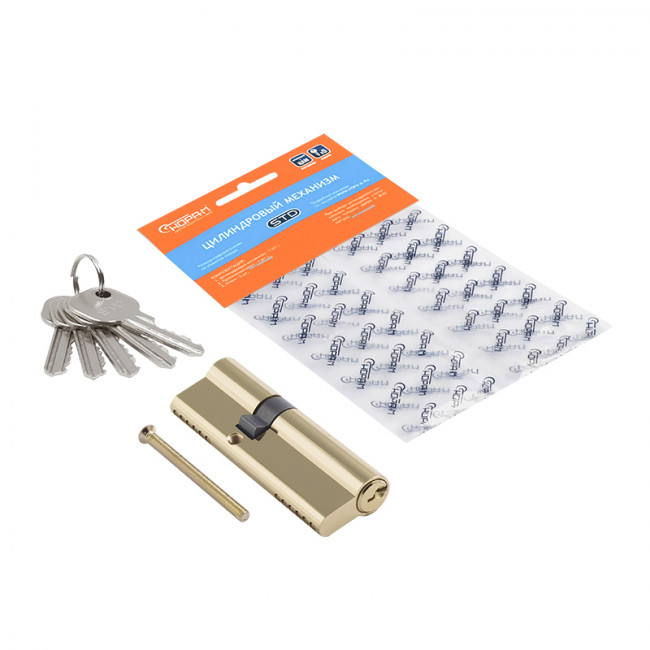 Цилиндр STD Al Л асимметричный золото л-90 (55-35) Цилиндр STD Al Л асимметричный золото л-90 (55-35)