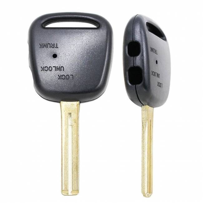 Корпус ключа TOYOTA 2 кнопки TOYO-30 TOY48