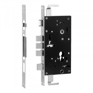 Корпус замка КЗВР-1А (автомат) левый хром