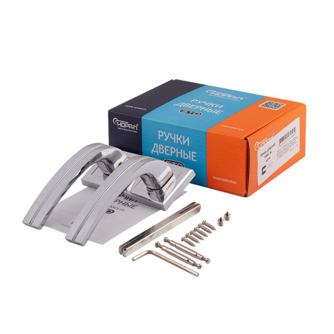 Ручка дверная 106 К Al хром Ручка дверная 106 К Al хром