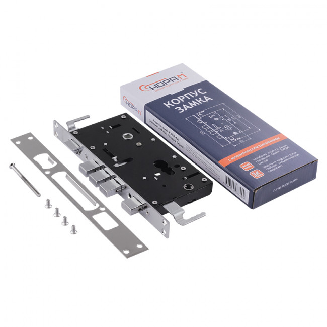 Корпус замка КЗВР-1А (автомат) правый хром Корпус замка КЗВР-1А (автомат) правый хром