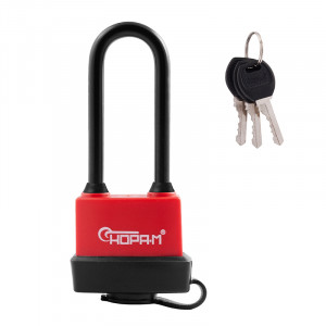 Замок навесной всепогодный ЗНВ-700дд красный 45 мм