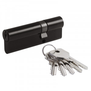 Цилиндр STD Al Л асимметричный черный л-90 (55-35)