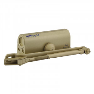 Доводчик дверной 420 ISPARUS от 40 до 90 кг золото