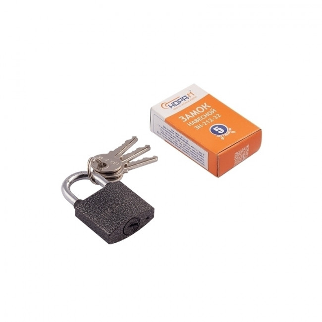Замок навесной ЗН-212 темный 32 мм