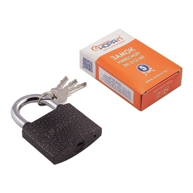 Замок навесной ЗН-212 темный 60 мм