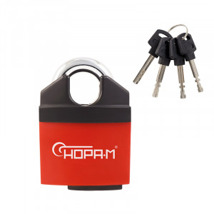 Замок навесной всепогодный ЗНВ-710 красный 51 мм