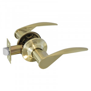 Защелка межкомнатная ТТ12 матовое золото 05 - без запирания