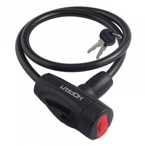 Велосипедный замок №23 черный 8х650 мм