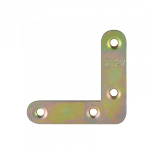 Уголок плоский №2 С закругленными углами цинк 50х50 мм