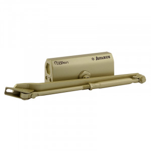 Доводчик дверной 440 ISPARUS от 80 до 140 кг золото