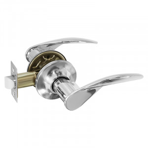 Защелка межкомнатная ТТ12 хром 05 - без запирания