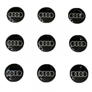 Логотип силиконовый 14 мм AUDI
