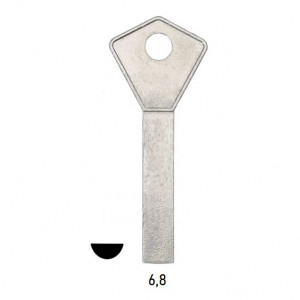 Заготовка финского ключа ABL2F ABL-2 6,8 мм латунь