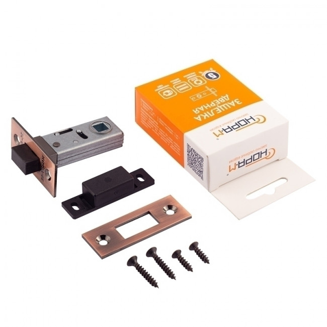 Защелка дверная магнитная С-50М старая медь Защелка дверная магнитная С-50М старая медь