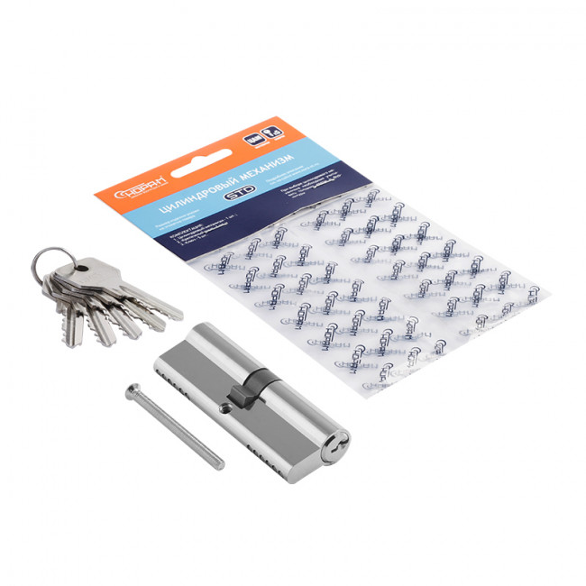 Цилиндр STD Z Л хром л-90 (45-45) Цилиндр STD Z Л хром л-90 (45-45)