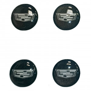 Логотип силиконовый 14 мм CADILLAC