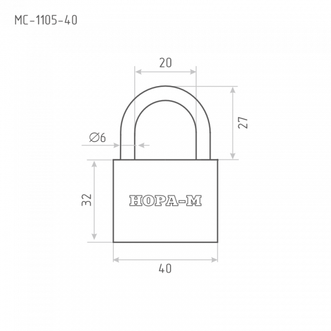 Замок навесной МС-1105 мастер-система темный 40 мм Замок навесной МС-1105 мастер-система темный 40 мм