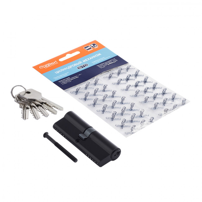 Цилиндр STD Z Л черный л-90 (45-45) Цилиндр STD Z Л черный л-90 (45-45)