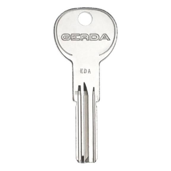Заготовка вертикального ключа GERDA EDA WKM7