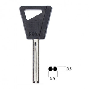 Заготовка финского ключа ABU-29P AB38P AU54P117