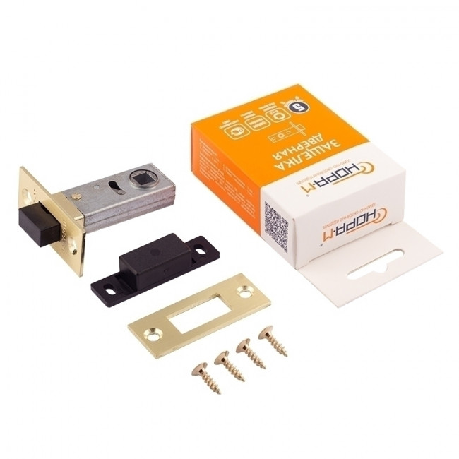 Защелка дверная магнитная С-50М матовое золото Защелка дверная магнитная С-50М матовое золото