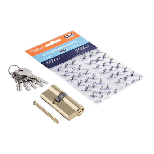 Цилиндр STD Z Л асимметричный золото л-70 (40-30) Цилиндр STD Z Л асимметричный золото л-70 (40-30)