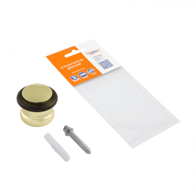 Ограничитель дверной 102 золото