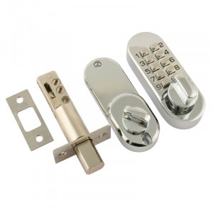 Кодовый замок 600 хром