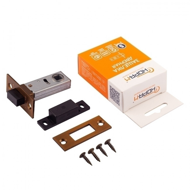 Защелка дверная магнитная С-50М матовый кофе Защелка дверная магнитная С-50М матовый кофе