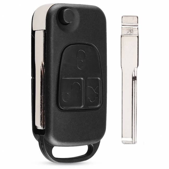 Корпус выкидного ключа MERCEDES 3 кнопки ME-7P HU64