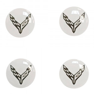 Логотип силиконовый 14 мм CHEVROLET Corvette