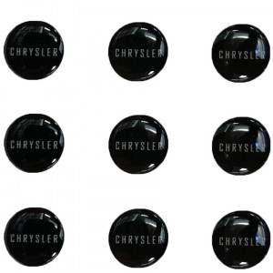 Логотип силиконовый 14 мм CHRYSLER
