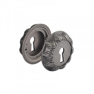 Дверная накладка ГРАСИОЗА НБ застаренное серебро