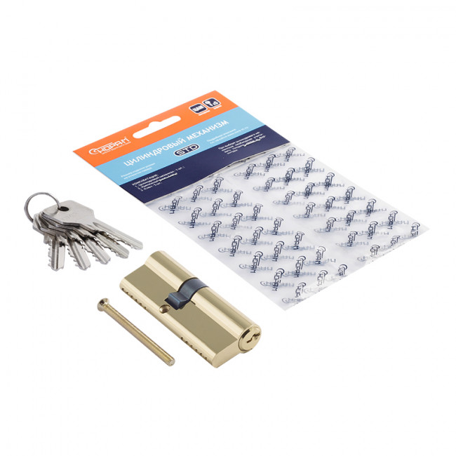 Цилиндр STD Z Л асимметричный золото л-80 (45-35) Цилиндр STD Z Л асимметричный золото л-80 (45-35)