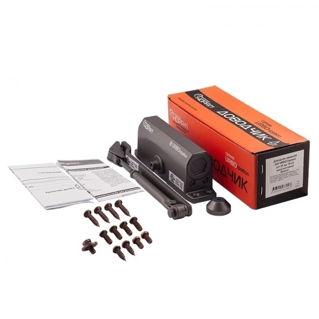 Доводчик дверной 520 URBOnization от 25 до 70 кг графит (бронза) Доводчик дверной 520 URBOnization от 25 до 70 кг графит (бронза)