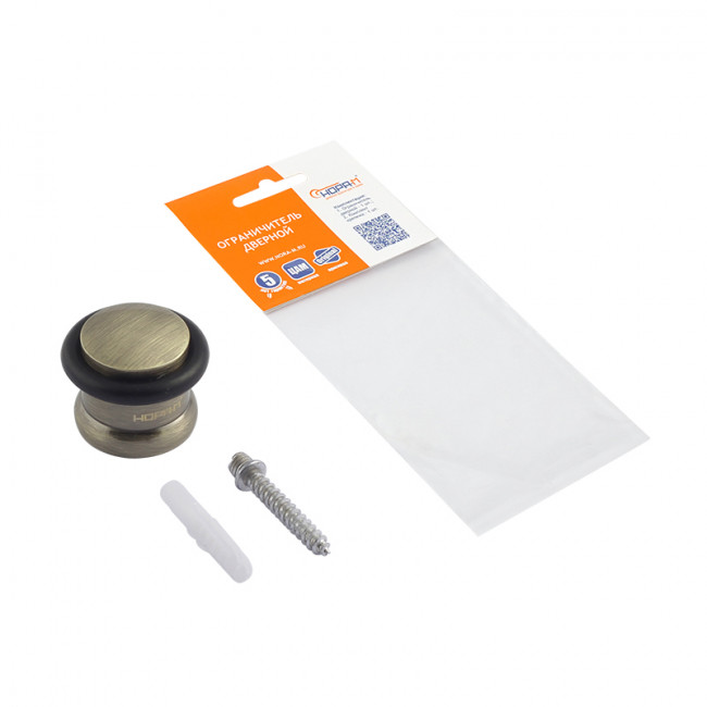 Ограничитель дверной 102 старая бронза