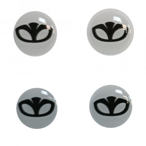 Логотип силиконовый 14 мм DAEWOO