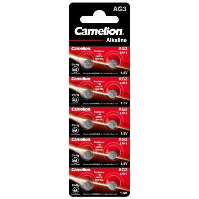 Э\п Camelion AG3 LR41 392 BL10