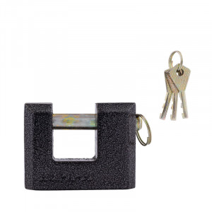 Замок навесной ЗН-406 серый 80 мм