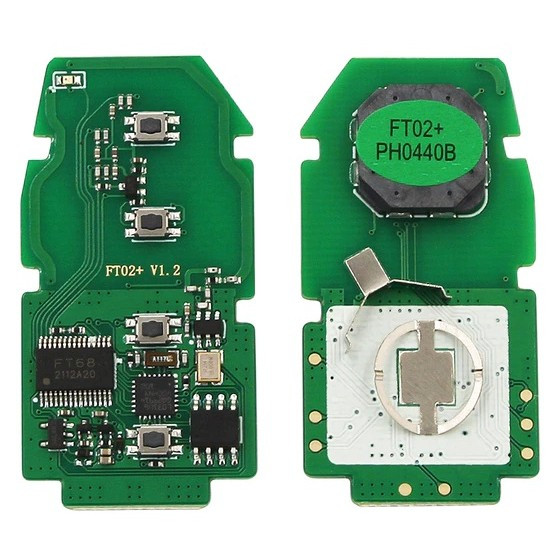 Заготовка-плата LONSDOR FT02-PH0440B TOYOTA, LEXUS SMART KEY 312 MHz