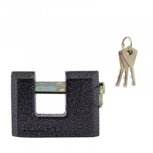 Замок навесной ЗН-406 серый 90 мм