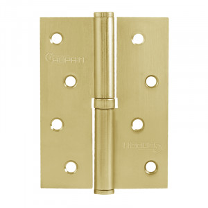 Петля левая/правая 750-4' STD (100*70*2,5) без колп. матовое золото левая