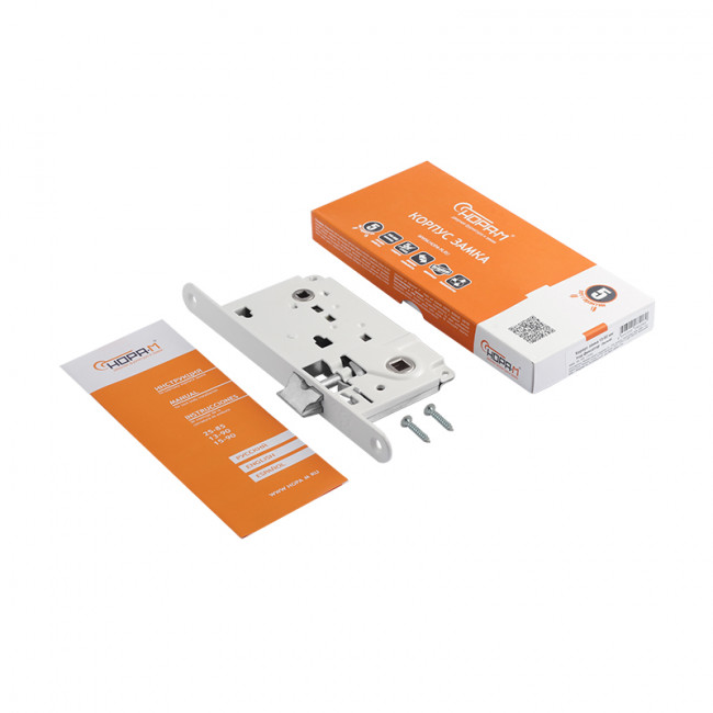 Корпус замка под фиксатор 13-90 мм белый Корпус замка под фиксатор 13-90 мм белый